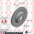 Load image into Gallery viewer, Zimmermann Coated Brake Disc 3672 fits 2010-2018 Mercedes-Benz CLS550 / E550