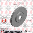 Load image into Gallery viewer, Zimmermann Coated Brake Disc 3673 fits 2000-2004 Mercedes-Benz E430 / SLK32 Amg