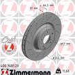 Load image into Gallery viewer, Zimmermann Coated Brake Disc 3681 fits 2015-2016 Mercedes-Benz E400 / 2017-2020 Mercedes-Benz SLC300 / 2017-2020 Mercedes-...