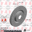 Load image into Gallery viewer, Zimmermann Coated Brake Disc 3685 fits 2016 Mercedes-Benz GLE300D / 2016-2018 Mercedes-Benz GLE350 / 2016 2017 Mercedes-Be...