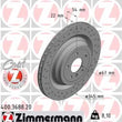 Load image into Gallery viewer, Zimmermann Coated Brake Disc 3688 fits 2013-2014 Mercedes-Benz GL350 / 2013-2014 Mercedes-Benz GL450 / 2013 Mercedes-Benz ...