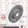 Load image into Gallery viewer, Zimmermann Coated Brake Disc 3699 fits 2013-2016 Mercedes-Benz GL350 / 2013-2016 Mercedes-Benz GL550 / 2013-2016 Mercedes-...