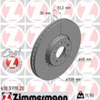 Load image into Gallery viewer, Zimmermann Coated Brake Disc 3719 fits 2003-2014 Volvo XC90