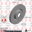 Load image into Gallery viewer, Zimmermann Coated Brake Disc 3729 fits 2016-2017 Volvo XC60