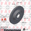 Load image into Gallery viewer, Zimmermann Coated Brake Disc 400 3667 20