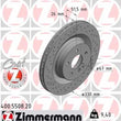 Load image into Gallery viewer, Zimmermann Coated Brake Disc 400.5508.20 fits 2008-2015 Mercedes-Benz C63 Amg