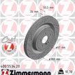 Load image into Gallery viewer, Zimmermann Coated Brake Disc 400.5534.20 fits 2016-2021 Mercedes-Benz Amg GT / 2016-2021 Mercedes-Benz C63 Amg