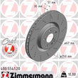 Load image into Gallery viewer, Zimmermann Coated Brake Disc 400.5541.20 fits 2019-2022 Mercedes-Benz A220 / 2020 2021 Mercedes-Benz A35 Amg / 2020-2025 M...