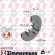Load image into Gallery viewer, Zimmermann Coated Brake Disc 460.1011.20 fits 1977-1982 Porsche 924