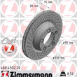 Load image into Gallery viewer, Zimmermann Coated Brake Disc 460.4502.20 fits 2012-2016 Porsche 911