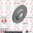 Load image into Gallery viewer, Zimmermann Coated Brake Disc 5532 fits 2012-2013 Mercedes-Benz S350 / 2003-2004 Mercedes-Benz SL500
