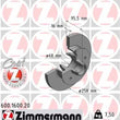 Load image into Gallery viewer, Zimmermann Coated Brake Disc 600.1600.20 fits 1986-1991 Volkswagen Vanagon