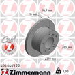 Load image into Gallery viewer, Zimmermann Coated Brake Disc 6469 fits 2003-2006 Dodge Sprinter 2500 / 2002-2008 Mercedes-Benz G500 / 2003-2004 Mercedes-B...