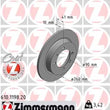 Load image into Gallery viewer, Zimmermann Coated Brake Disc fits 2000-2004 Volvo S40 / V40