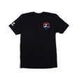 Load image into Gallery viewer, Zone Offroad Black Premium Cotton T-Shirt w/ Patriotic Zone Logos - 4XL - Main Product View