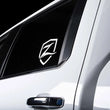 Load image into Gallery viewer, Zone Offroad Shield Decal - 7in White