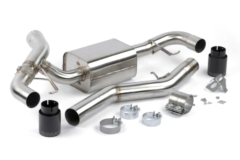 Dinan Valved Axleback Exhaust System - Black Tips fits 2019-2024 BMW 330i, 330I xDrive / 2021-2024 BMW 430i, 430I xDrive