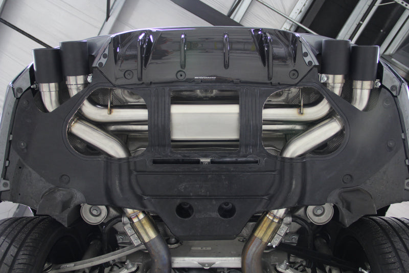 Dinan Free Flow Axleback Exhaust System - Black Tips (F90) fits 2018-2023 BMW M5