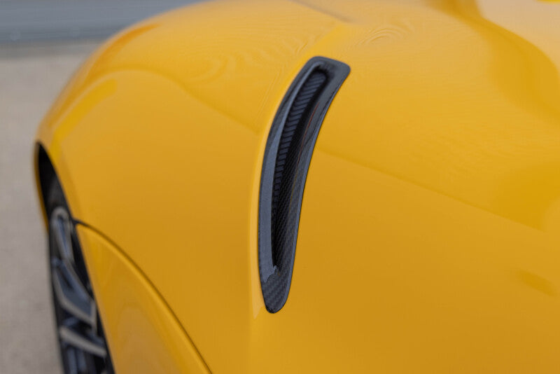 Dinan Carbon Fiber Side Hood Vent Covers - Set fits Toyota GR / 2021-2022 Toyota GR Supra A91 Edition / 2020-2026 Toyota GR Supra