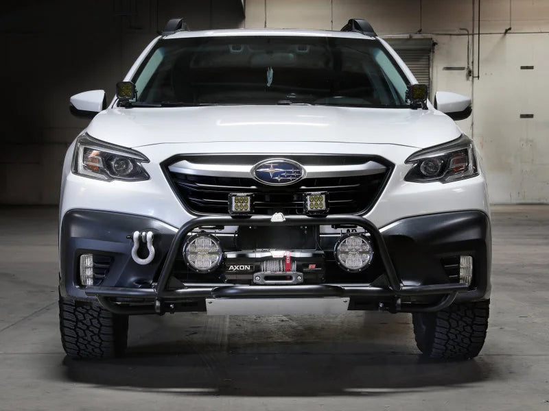 aFE 20-22 Subaru Outback Terra Guard Bumper w/ Winch Mount - Side View