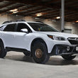 Load image into Gallery viewer, aFE 20-22 Subaru Outback Terra Guard Bumper w/ Winch Mount - Back View