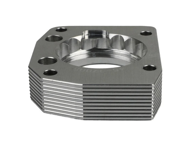 aFe 00-03 Honda S2000 L4 2.0L Silver Bullet Throttle Body Spacer - Silver - Installation View