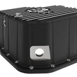 Load image into Gallery viewer, aFe 011-16 GM Diesel Trucks V8-6.6L LML Engine Oil Pan Black POWER Pro Series w/ Machined Fins - Additional View 6