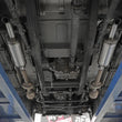 Load image into Gallery viewer, aFe 02-08 Mercedes-Benz G500 L6-3.0L (tt) Vulcan Series 2.5in 304 SS  Cat-Back Exhaust System - Side View