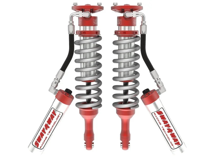 aFe 05-22 Toyota Tacoma L4 2.7L Sway-A-Way 2.5in Front Coilover Kit w/ Compression Adjusters - Main Product View