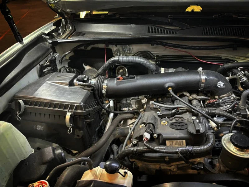 aFe 05-23 Toyota Tacoma Super Stock Induction System w/ Pro DRY S Filter - Side View