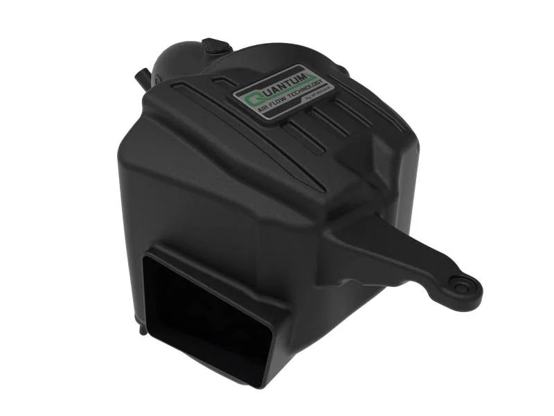 aFe 07-09 Ram 2500/3500 Cummins L6-6.7L (td) Quantum Cold Air Intake System w/ Pro Dry S Filter - Back View