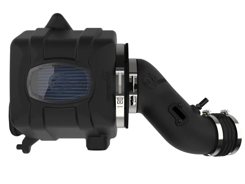 aFe 07-21 Toyota Tundra Momentum GT Cold Air Intake System w/ Pro 5R Filter w/ Magnuson Supercharger - Back View