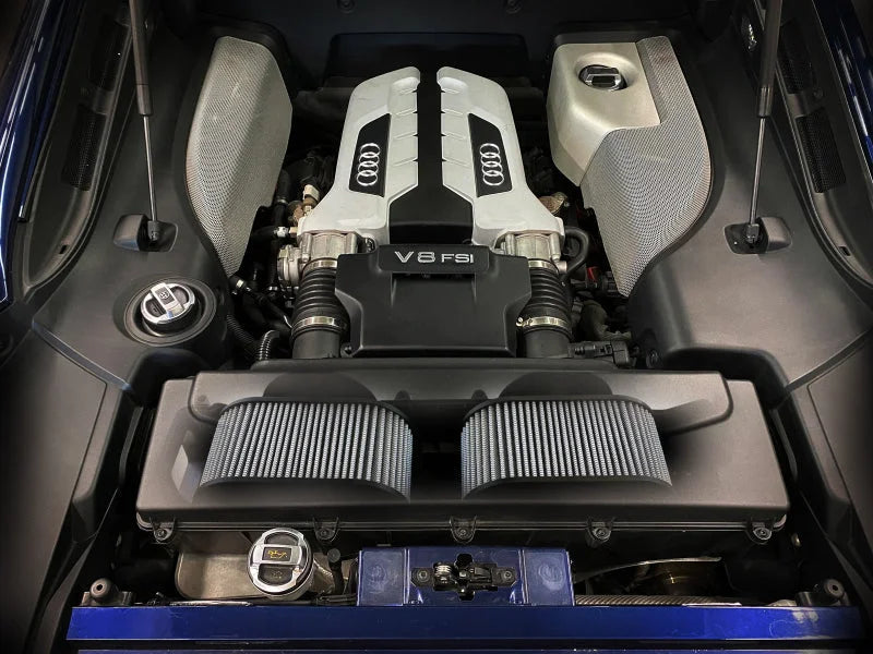aFe 08-15 Audi R8 V8 4.2L MagnumFLOW Pro DRY S Air Filter - Side View
