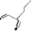 Load image into Gallery viewer, aFe 09-14 Acura TSX L4 2.4L Takeda 2-1/2in To 2-1/4in 304 SS Cat-Back Exhaust System w/ Black Tip - Main Product View