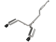 Load image into Gallery viewer, aFe 09-14 Acura TSX L4 2.4L Takeda 2-1/2in To 2-1/4in 304 SS Cat-Back Exhaust System w/ Black Tip - Main Product View