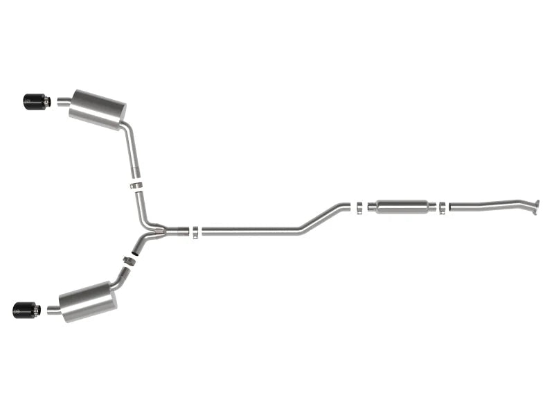 aFe 09-14 Acura TSX L4 2.4L Takeda 2-1/2in To 2-1/4in 304 SS Cat-Back Exhaust System w/ Black Tip - Additional View 6