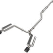 Load image into Gallery viewer, aFe 09-14 Acura TSX L4 2.4L Takeda 2-1/2in to 2-1/4in 304 SS Cat-Back Exhaust System w/ CF Tips - Main Product View