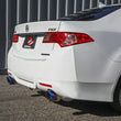 Load image into Gallery viewer, aFe 09-14 Acura TSX L4 2.4L Takeda 2-1/2in to 2-1/4in 304 SS Cat-Back Exhaust System w/BlueFlame Tip - Back View
