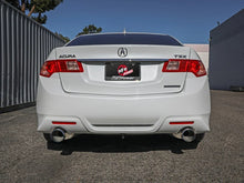 Load image into Gallery viewer, aFe 09-14 Acura TSX L4 2.4L Takeda 2-1/2in to 2-1/4in 304 SS Cat-Back Exhaust System w/BlueFlame Tip - Installation View