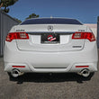 Load image into Gallery viewer, aFe 09-14 Acura TSX L4 2.4L Takeda 2-1/2in to 2-1/4in 304 SS Cat-Back Exhaust System w/Polished Tips - Back View