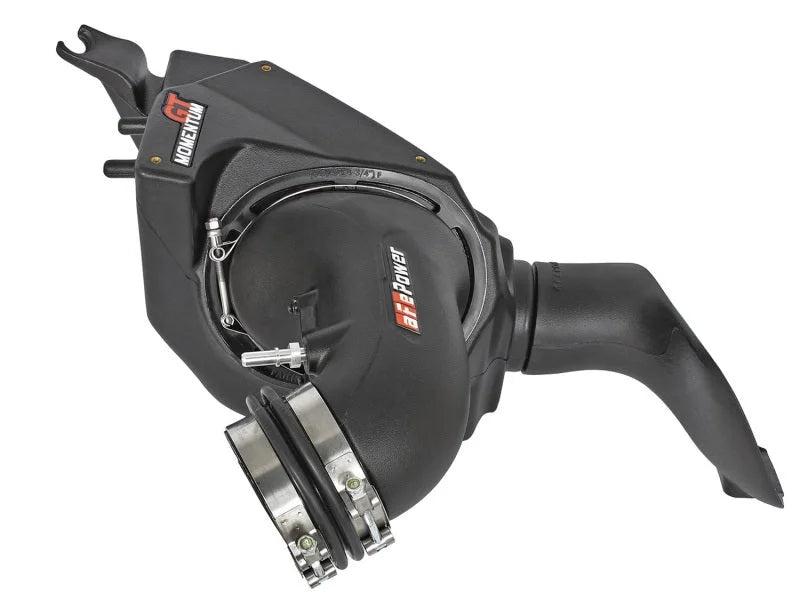 aFe 09-15 Cadillac CTS-V Momentum GT Cold Air Intake System w/ Pro 5R Media - Back View