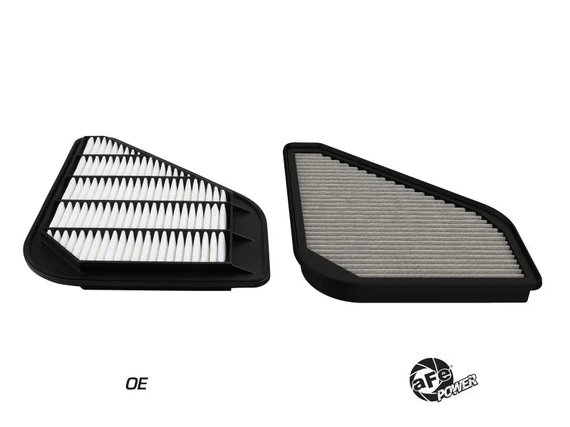 aFe 09-17 Chevrolet Traverse 3.6L V6 Magnum FLOW OE Replacement Air filter w/ Pro DRY S Media - Installation View