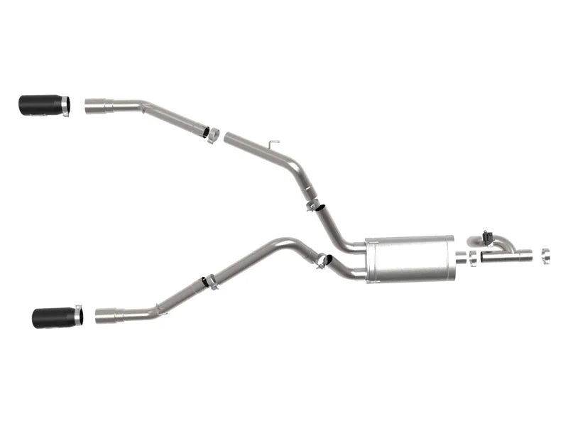 aFe 09-18 Ram 1500 V8 5.7L Hemi Gemini XV 3in 304 SS Cat-Back Exhaust w/ Black Tips - Additional View 10