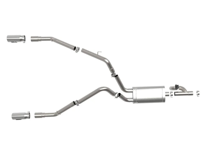 aFe 09-18 Ram 1500 V8 5.7L Hemi Gemini XV 3in 304 SS Cat-Back Exhaust w/ Polished Tips - Additional View 10