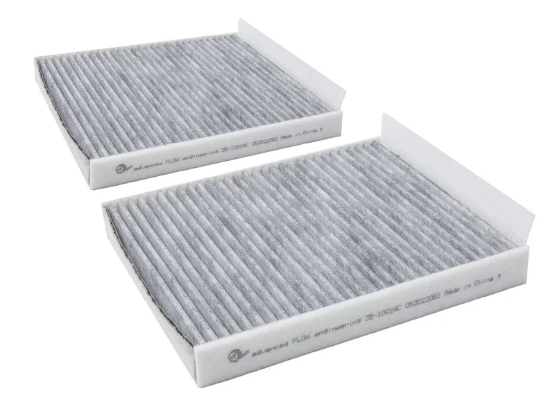 aFe 09-19 BMW 5/6/7 Series Various Models Carbon Cabin Air Filter (Pair) - Main Product View