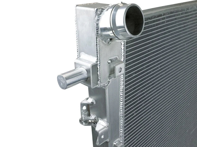 aFe 11-16 Ford F250/F350 Super Duty Power-Stroke V8 6.7L (td) BladeRunner Street Series Radiator - Side View