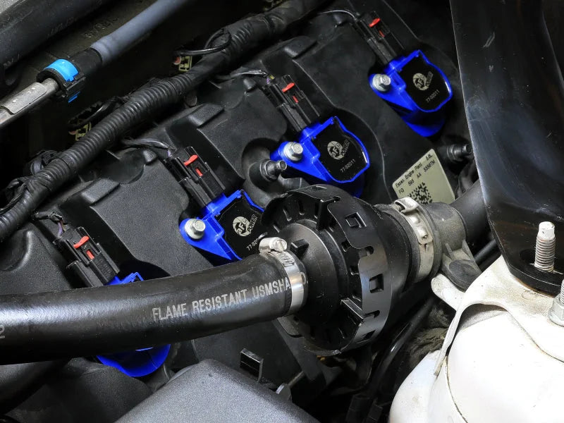 aFe 11-16 Ford Mustang GT / 11-16 Ford F150 SCORCHER High-Performance Ignition Coil Single - Side View