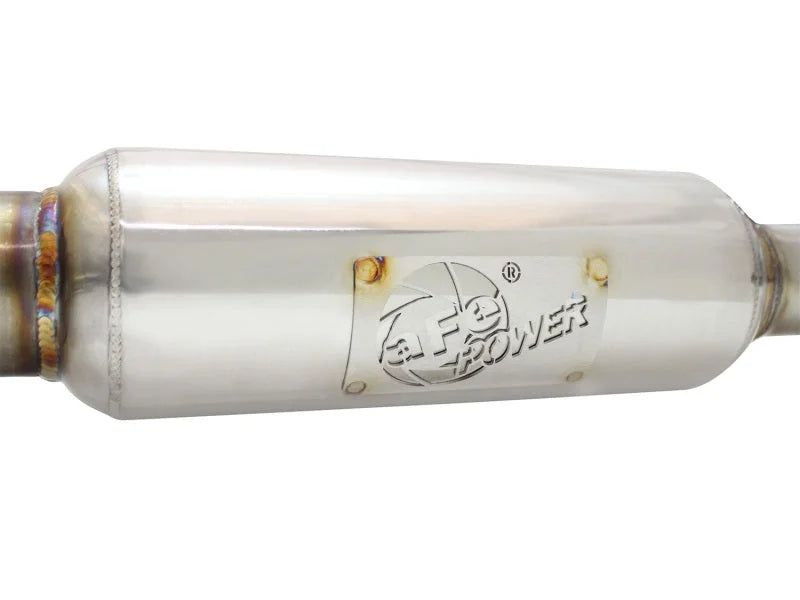 aFe 11-16 Scion TC L4-2.5L 304SS 2-1/4in to 2-1/2in Axle-Back Takeda Exhaust w/ Polished Tip - Additional View 6