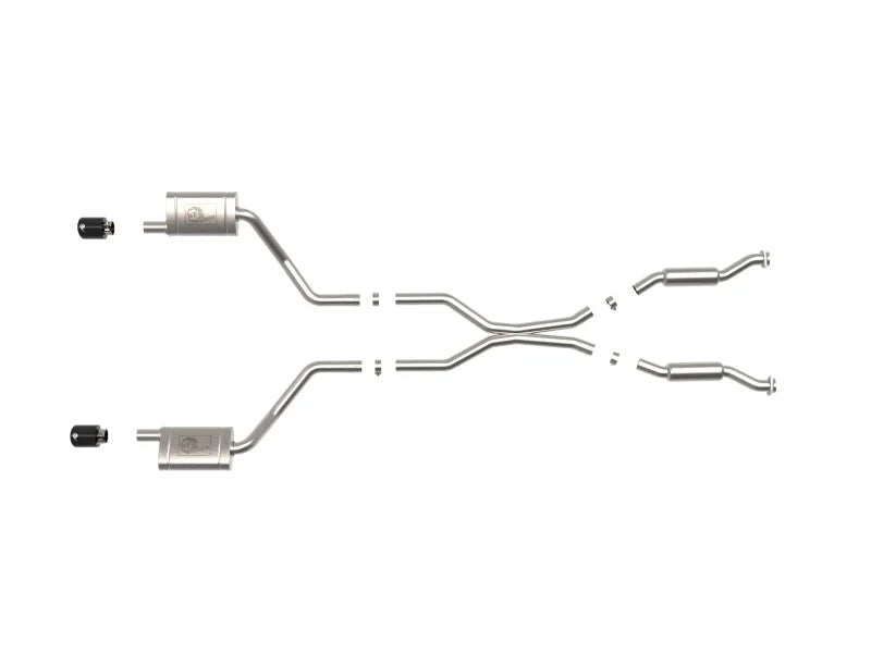 aFe 11-21 Dodge Durango V6-3.6L / V8-5.7L MACH Force-Xp 304 SS Cat-Back Exhaust System w/ Black Tip - Additional View 8