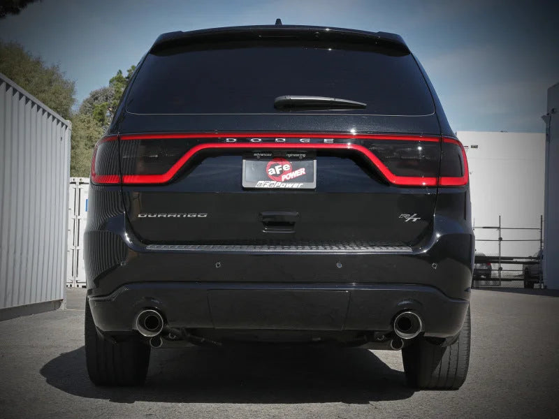 aFe 11-21 Dodge Durango V6-3.6L/V8-5.7L MACH Force-Xp 304 SS Cat-Back Exhaust System w/ Polished Tip - Side View